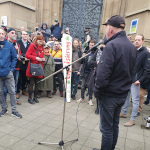 Foto von der CanG Demo in Düsseldorf am 16.3.2024