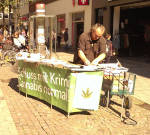 Infostand in Münster